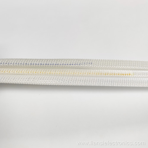 Custom good quality flexible optical fiber braided sleeve